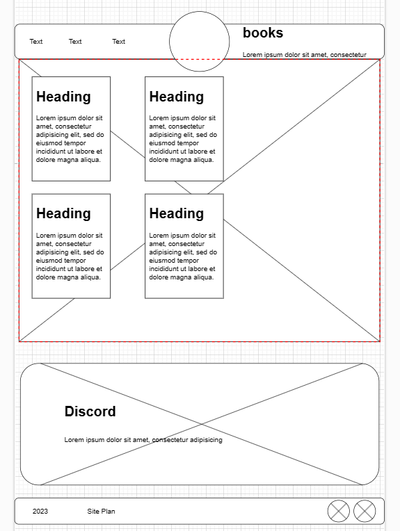 page 2 wireframe