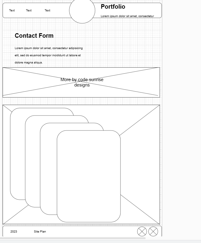 page 3 wireframe